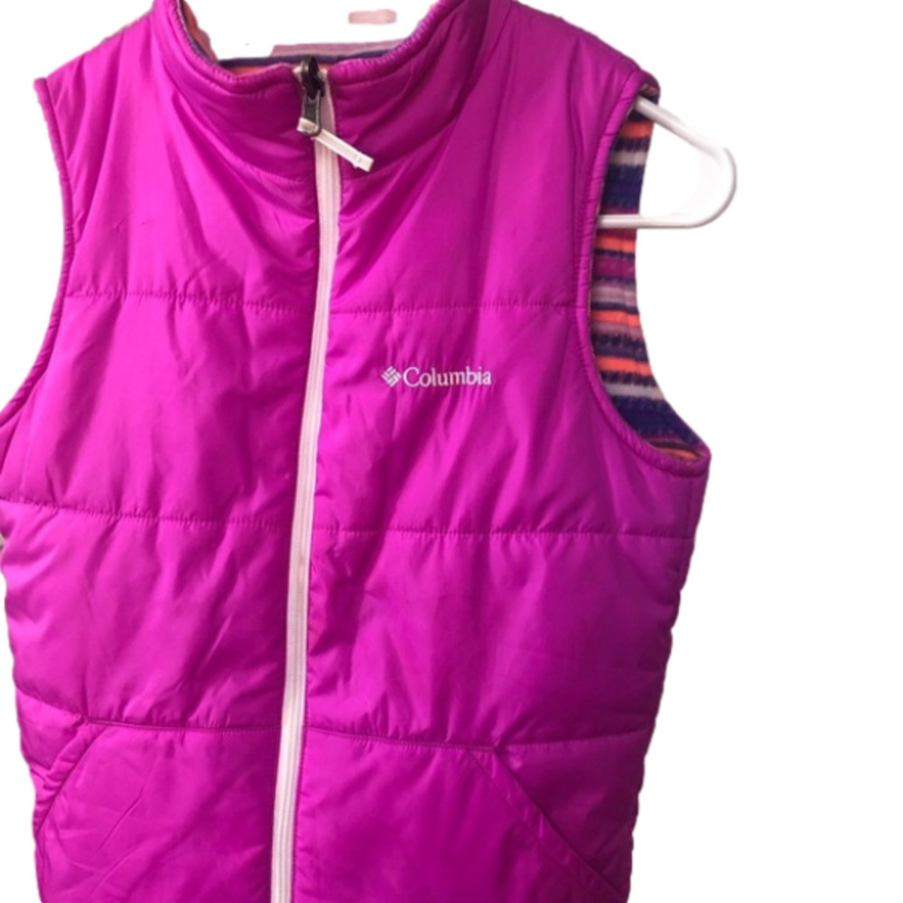 Reversible Columbia Youth Ski Vest Size 14-16